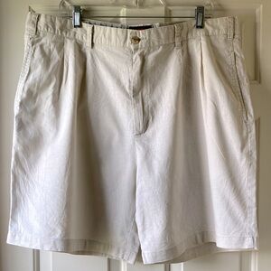 Pivot Rules Men’s Linen Blend Shorts Off-White Size 40